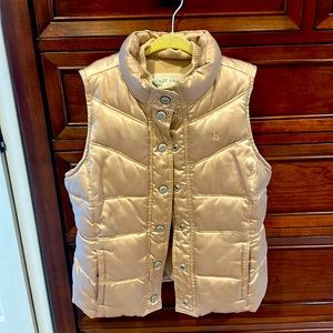 Rich gold warm girl’s vest